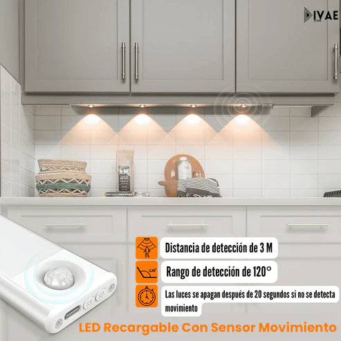Barra Luz LED con Sensor 60 CM