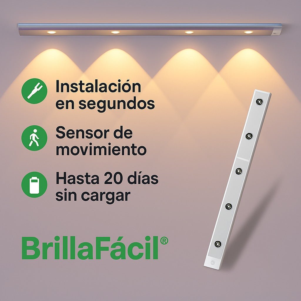 Barra Luz LED con Sensor 60 CM