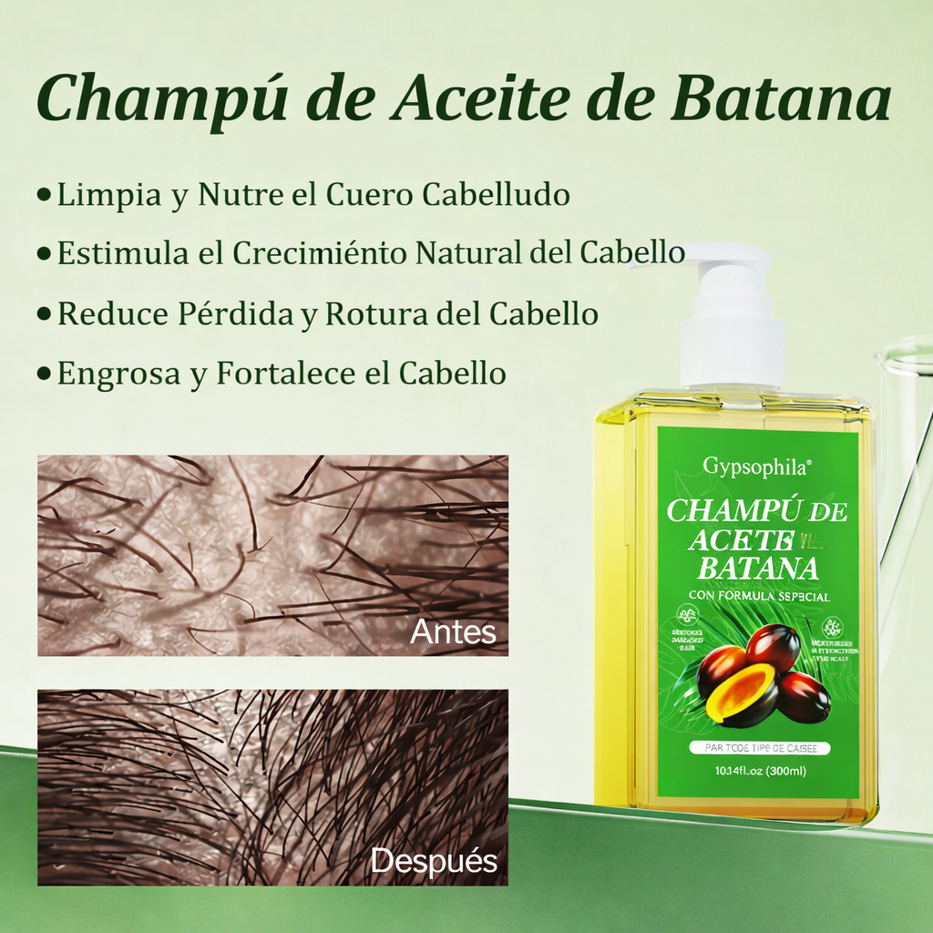 Shampoo Batana Oil – Reparación y Crecimiento Capilar