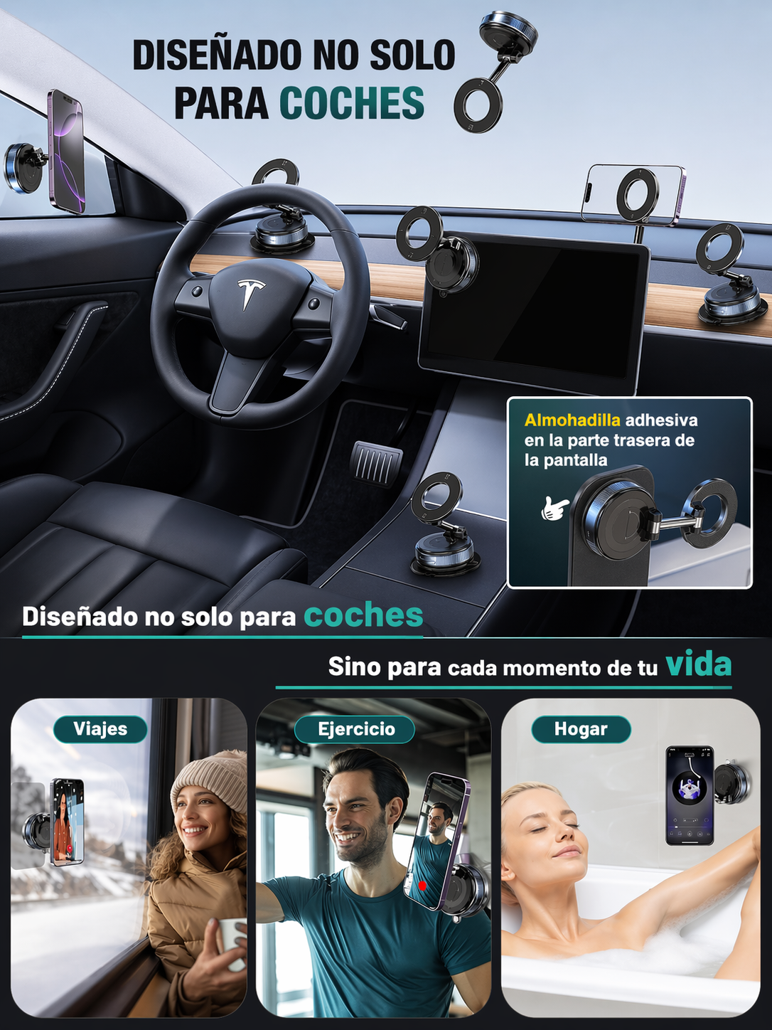 Soporte Magnético 360° para Celular