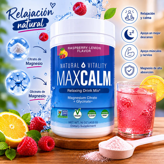 🌿 Max Calm - Bebida Relajante con Magnesio