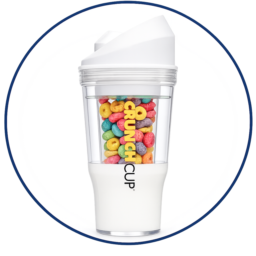 Crunch Cup – Vaso para Cereal 2 en 1