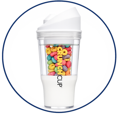 Crunch Cup – Vaso para Cereal 2 en 1