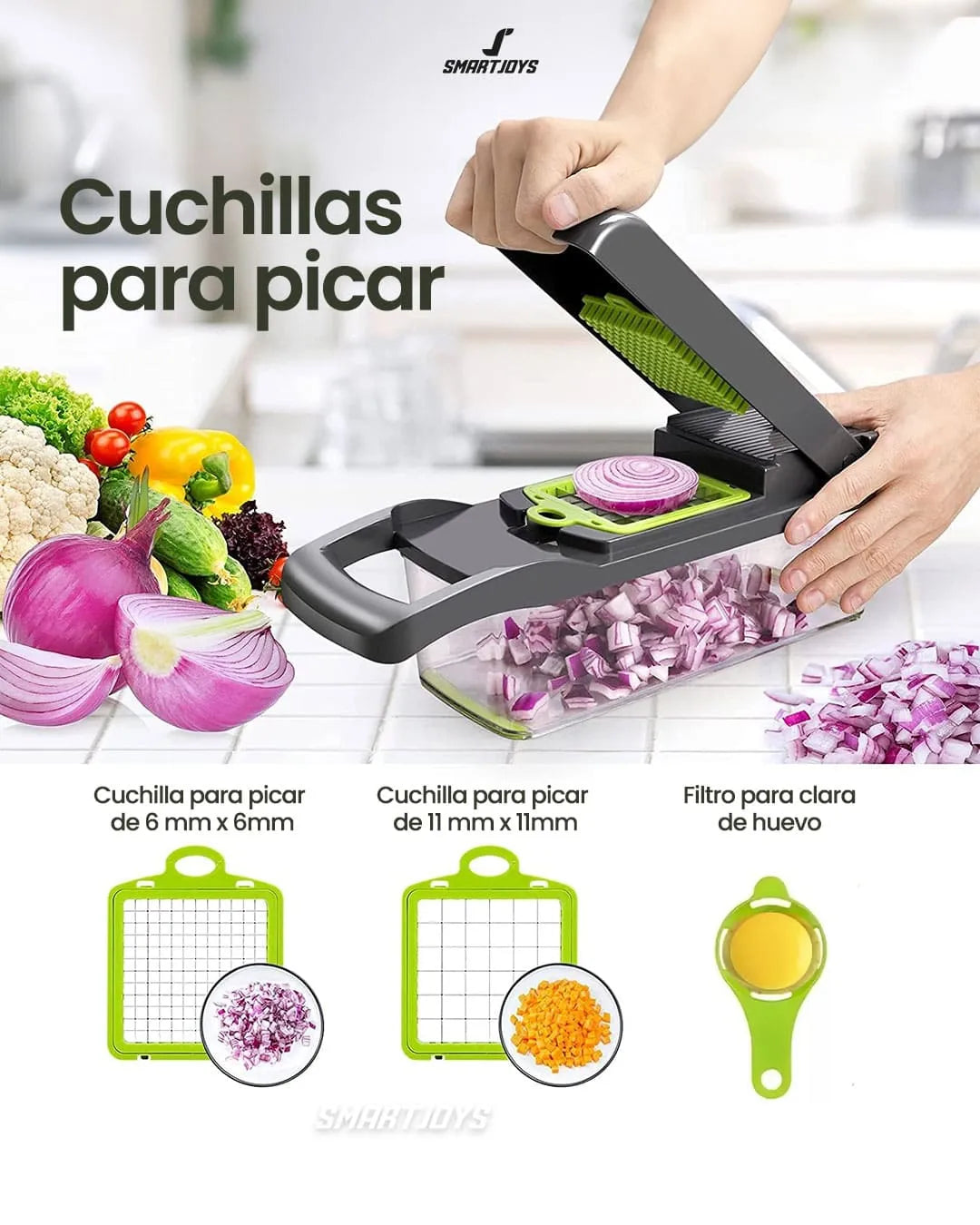 🥗 Picador de Verduras Multifuncional