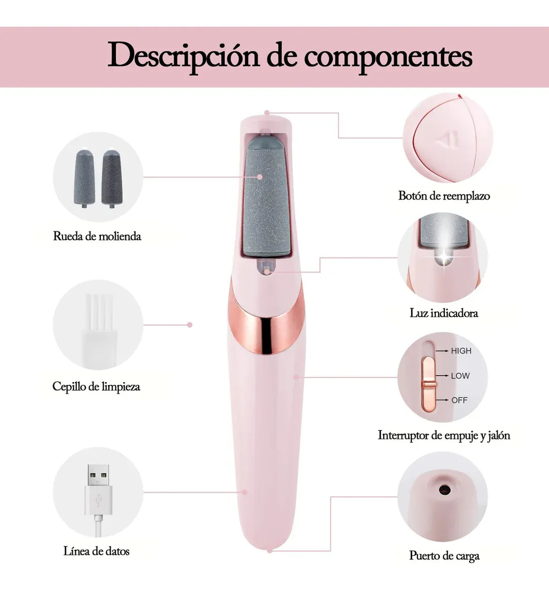 Removedor De Callos Eléctrico