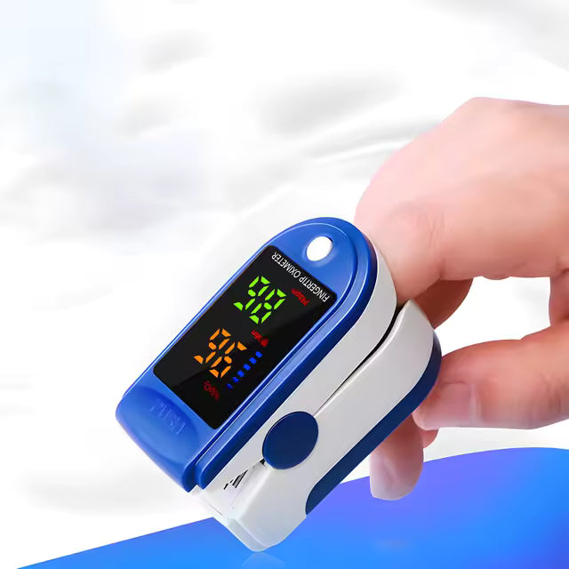 Oxímetro de Pulso Digital 🫀 Mide Oxígeno y Frecuencia Cardíaca