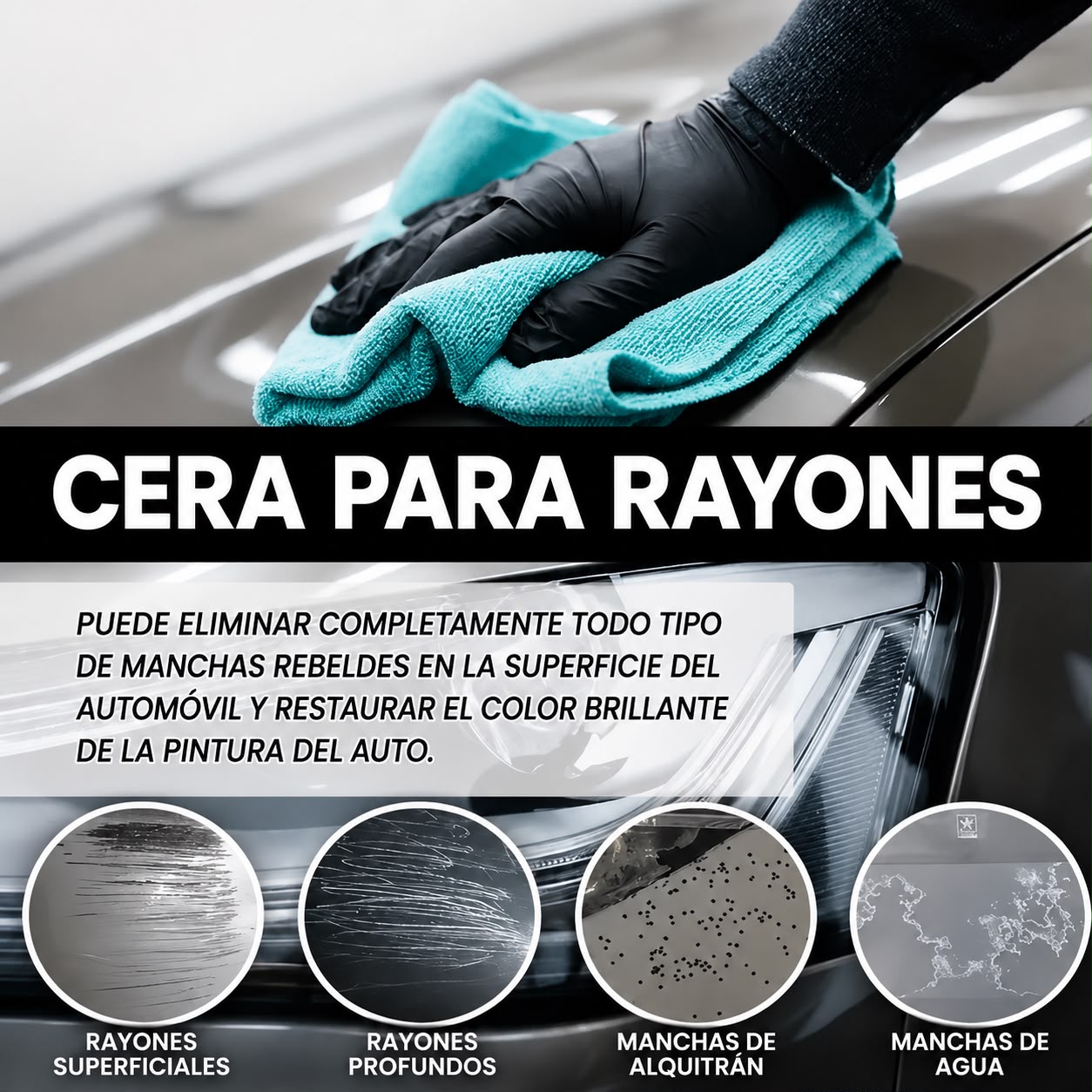 Scratch Wax™ - Cera Quita Rayones para Auto