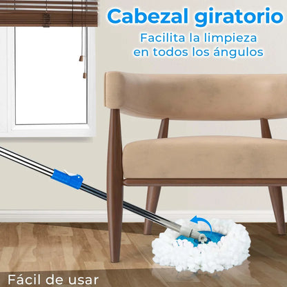 Trapeador Giratorio 360° con Cubeta