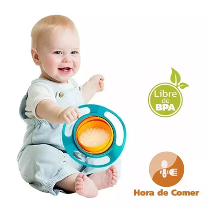 Plato Antiderrame 360° Para Bebe