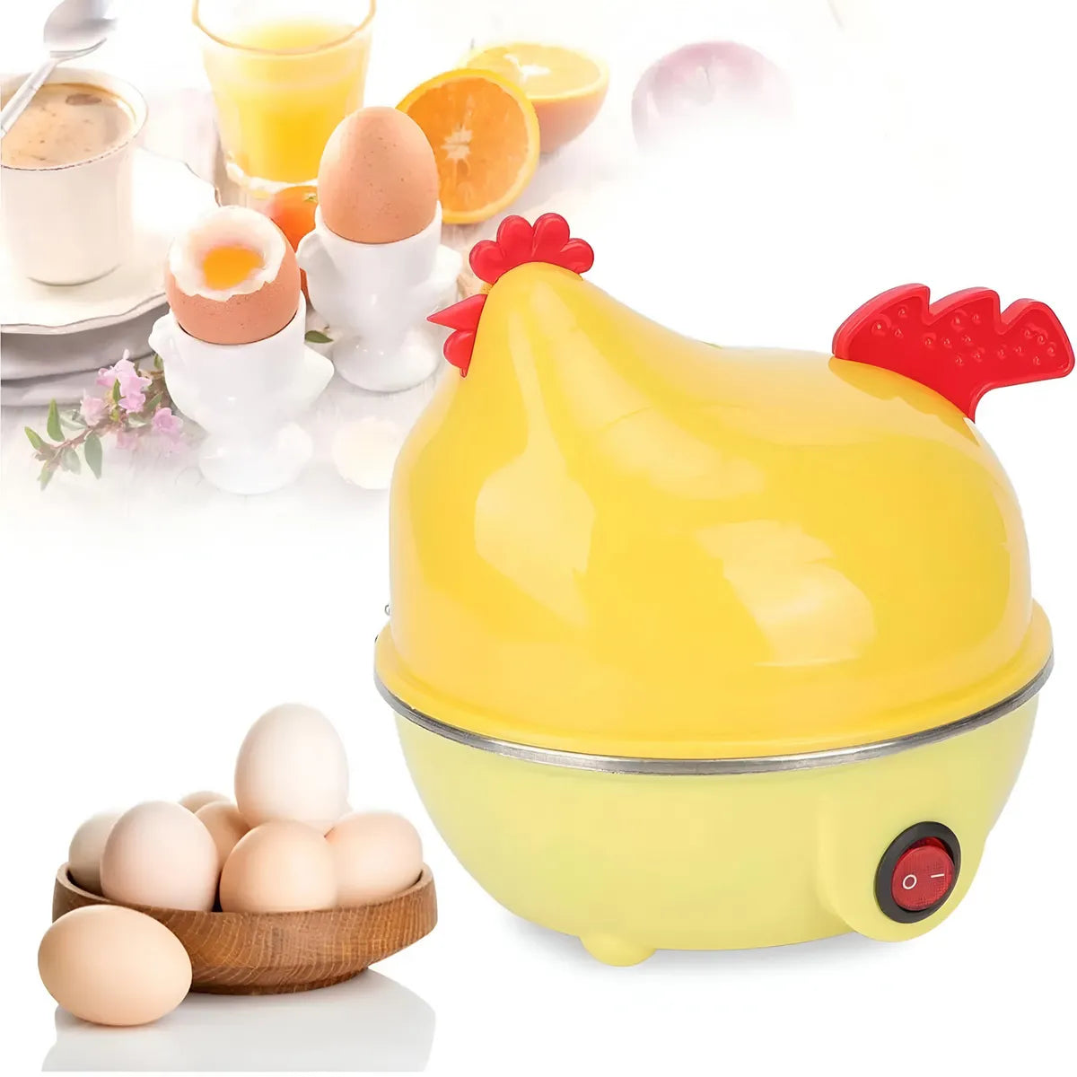 Gallina Hervidora de Huevos Eléctrica